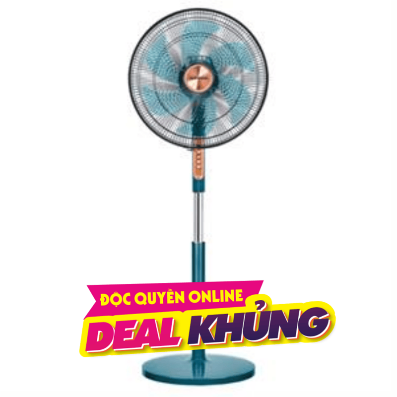 Quạt đứng Daikiosan 6 cánh DQ102 70W - Xanh lá