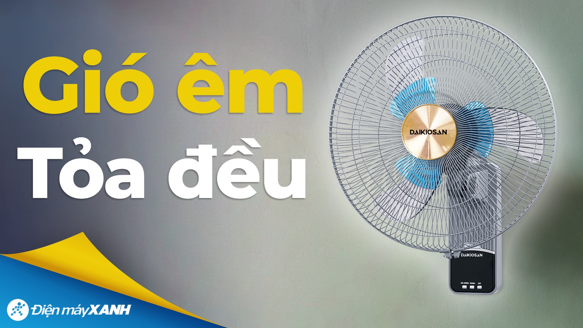 Quạt treo tường Daikiosan 6 cánh DQ121 55W
