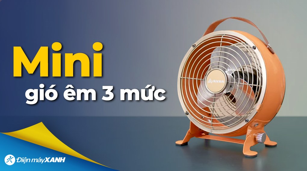 Quạt bàn mini AVAN 3 cánh AVF-T125DC 4W
