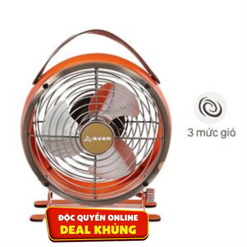 Quạt bàn AVAN  3 cánh AVF-T125DC 4W