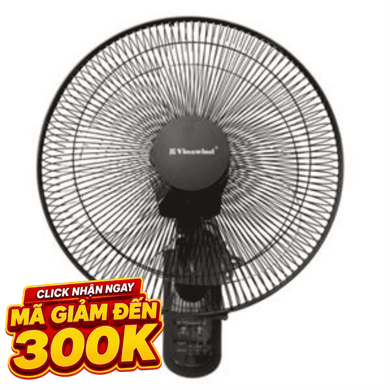 Quạt treo tường Vinawind  3 cánh QTT400-XHĐ 50W