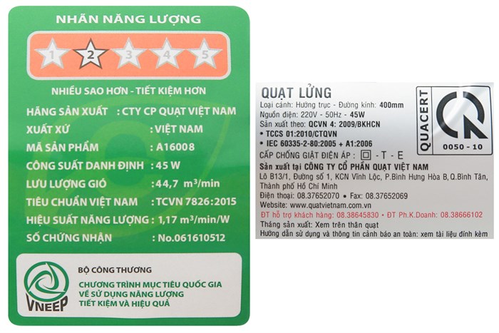 Quạt lửng Asia A16008 Màu Đen - Đỏ
