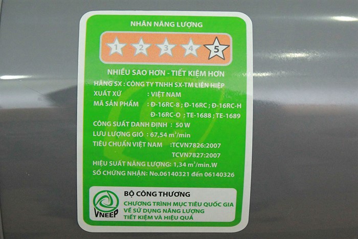 Quạt treo Lifan TE-1689 Màu Xám