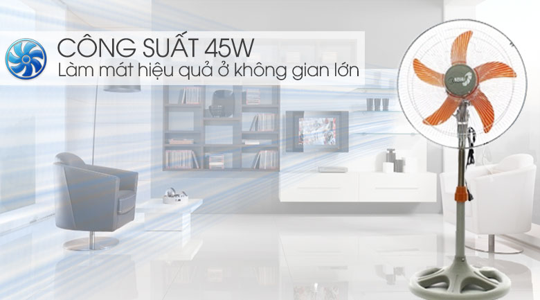 Quạt lửng Asia A16009 Xám cam