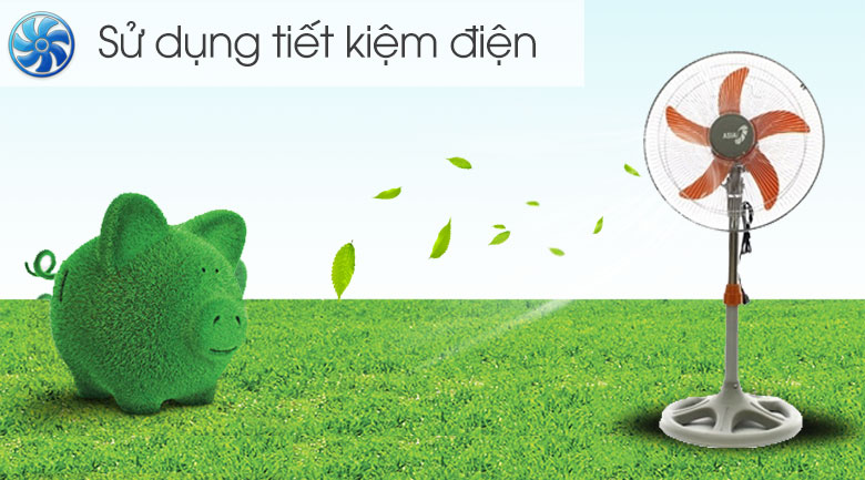 Quạt lửng Asia A16009 Xám cam