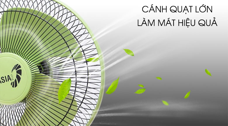 Quạt bàn Asia B12001 lá mạ
