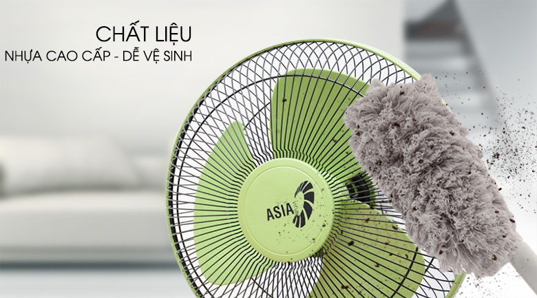 Quạt bàn Asia B12001 lá mạ