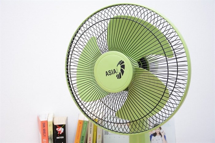 Quạt bàn Asia B12001 lá mạ Màu Xanh lá