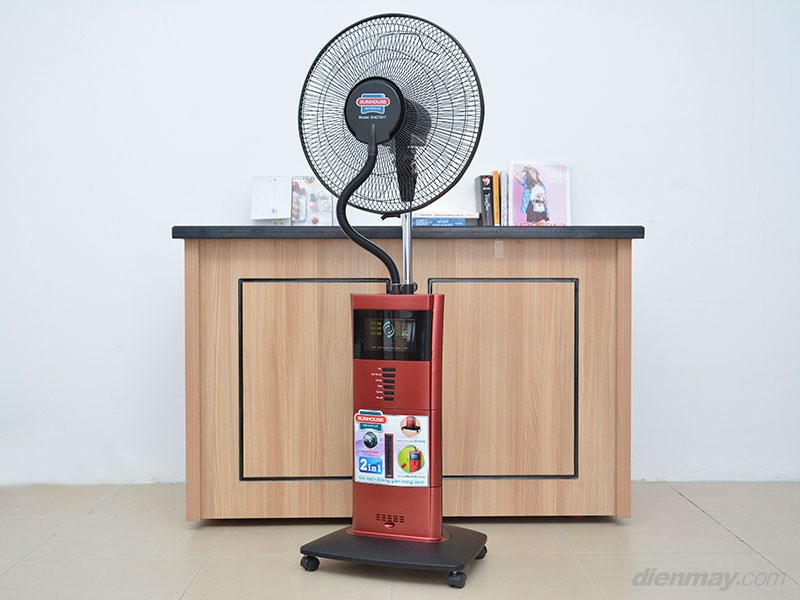 Quạt phun sương Sunhouse SHD 7817 Màu Đỏ