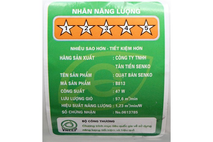 Quạt bàn Senko B813 Màu Xanh ngọc