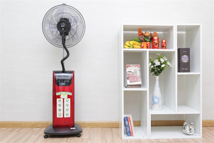Quạt phun sương Comet CM8816 Màu Đỏ