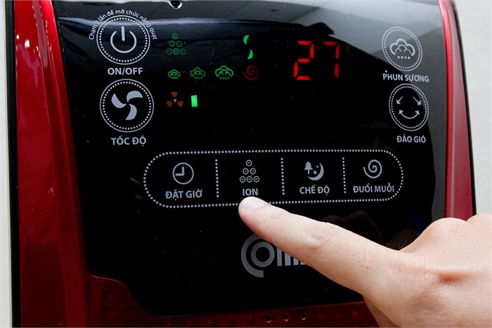 Quạt phun sương Comet CM8816 Màu Đỏ