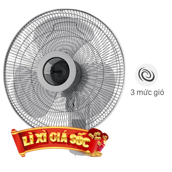 Quạt treo tường Midea  3 cánh FW40-6H 55W