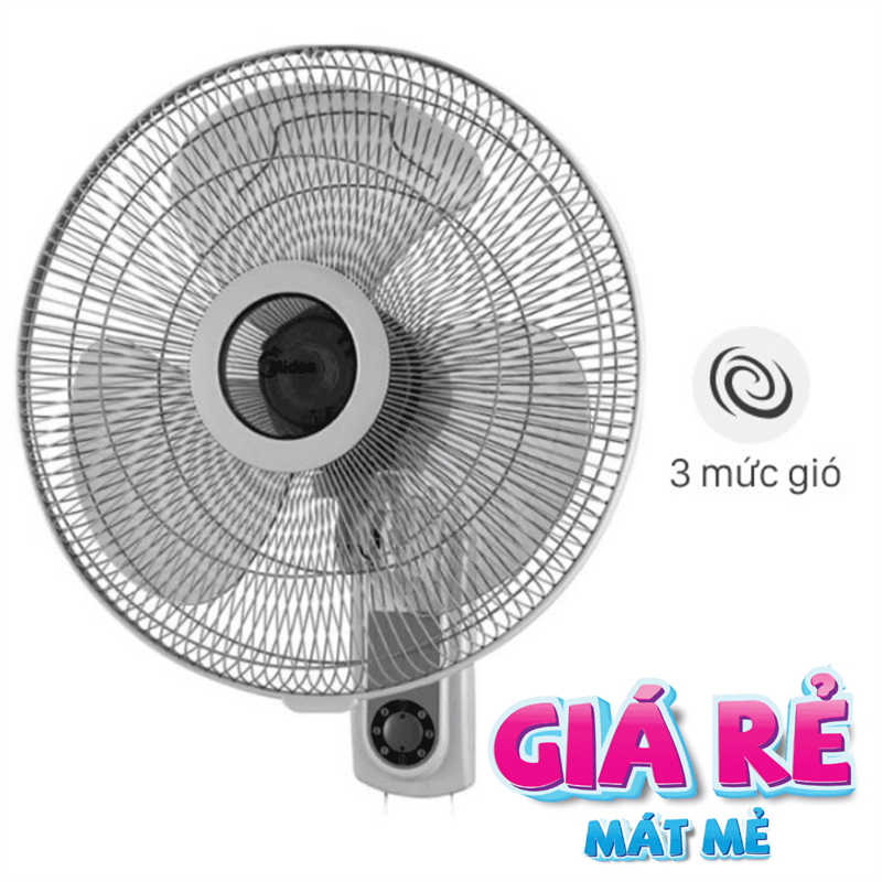 Quạt treo tường Midea  3 cánh FW40-6H 55W