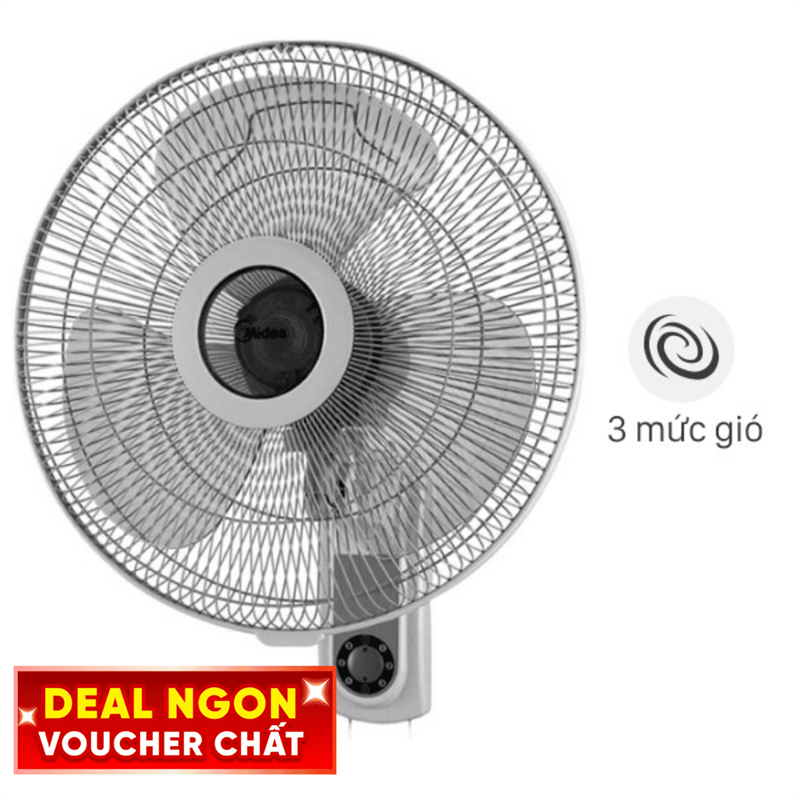 Quạt treo tường Midea  3 cánh FW40-6H 55W