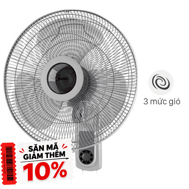 Quạt treo tường Midea  3 cánh FW40-6H 55W