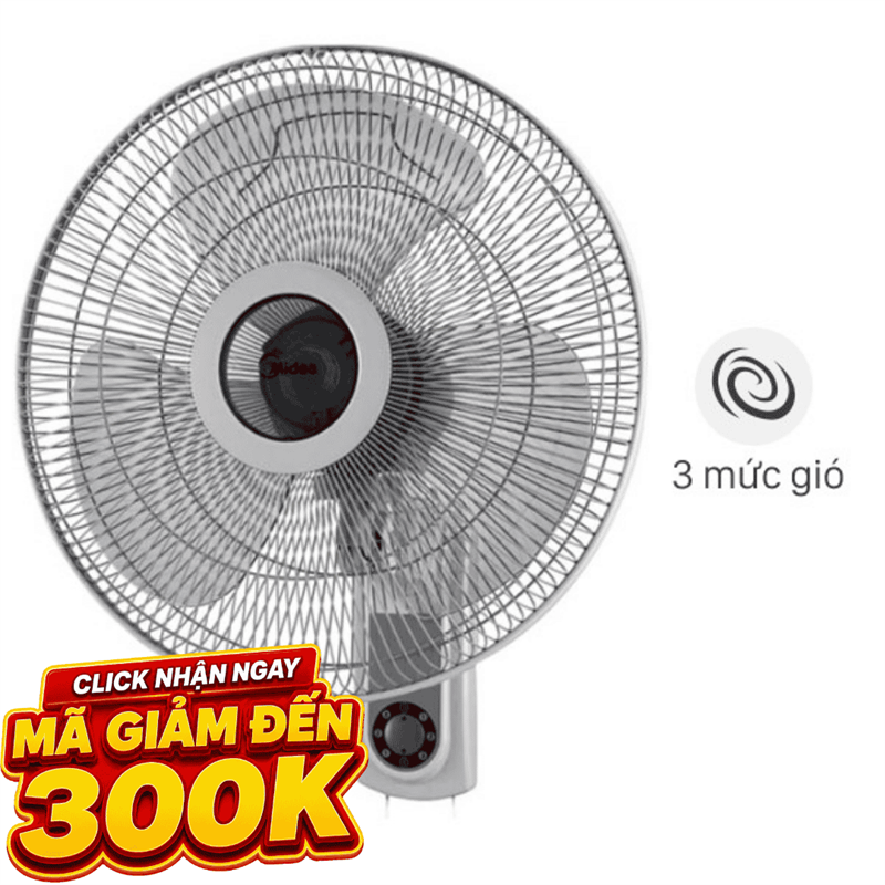 Quạt treo tường Midea  3 cánh FW40-6H 55W