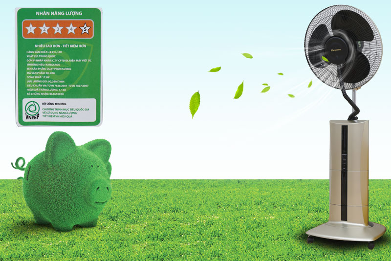 Quạt phun sương Kangaroo KG208 Quạt phun sương Kangaroo KG208
