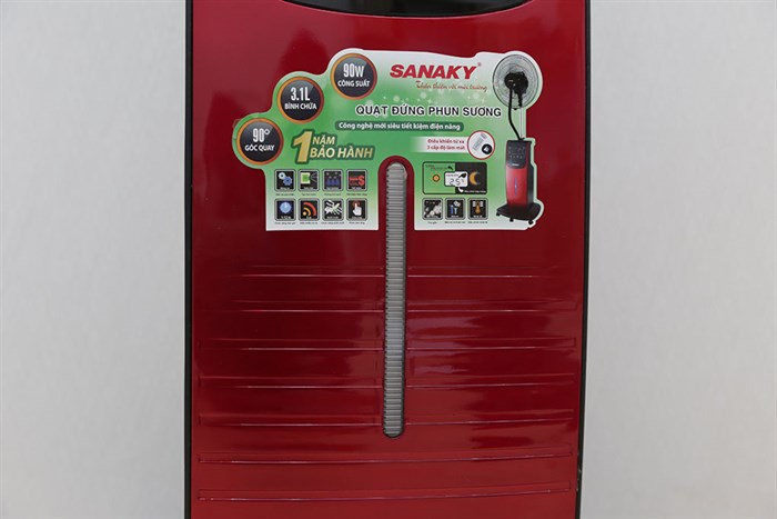 Quạt phun sương Sanaky SNK999HY Màu Đen - Đỏ