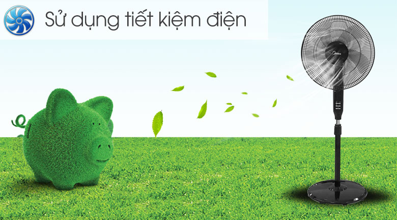 Quạt đứng Midea 5 cánh FS40-15QR 55W - 11