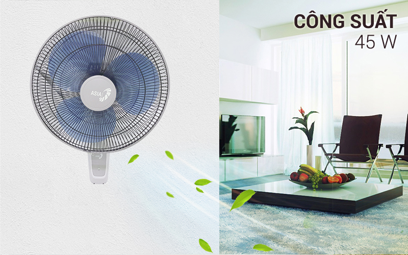 Quạt treo tường Asia L16017 Quạt treo tường Asia L16017