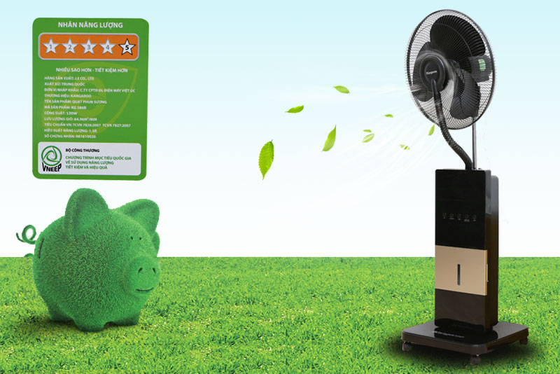 Quạt phun sương Kangaroo KG586B