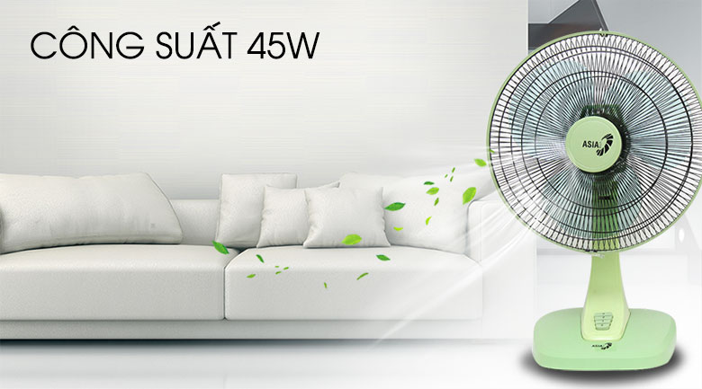 Quạt bàn Asia B16017 Xanh lá
