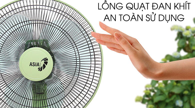 Quạt bàn Asia B16017 Xanh lá