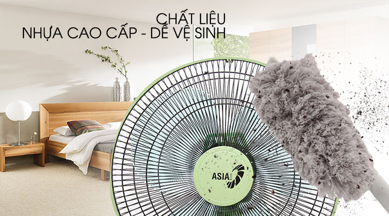 Quạt bàn Asia B16017 Xanh lá