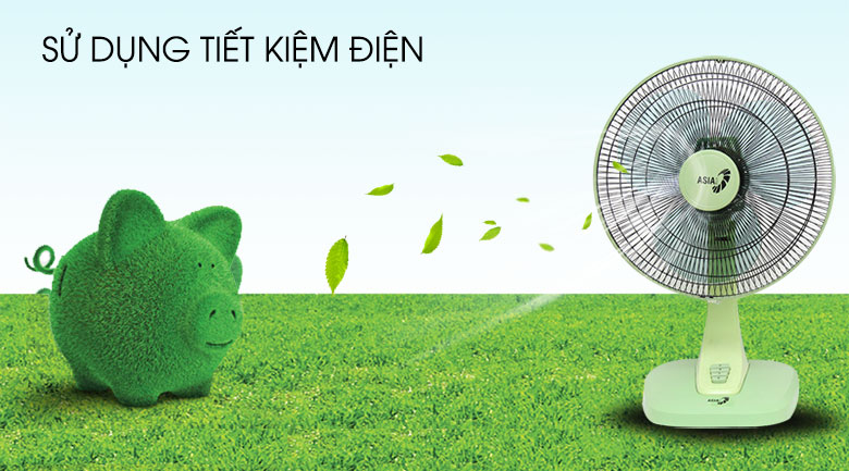 Quạt bàn Asia B16017 Xanh lá