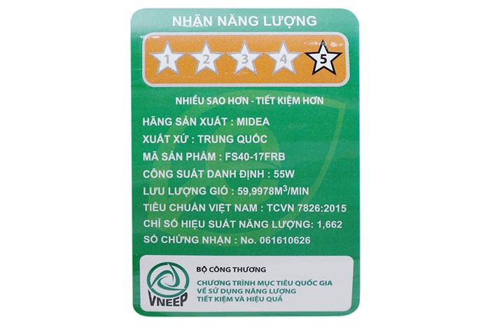 Quạt cây Midea FS40-17FRB Màu Trắng