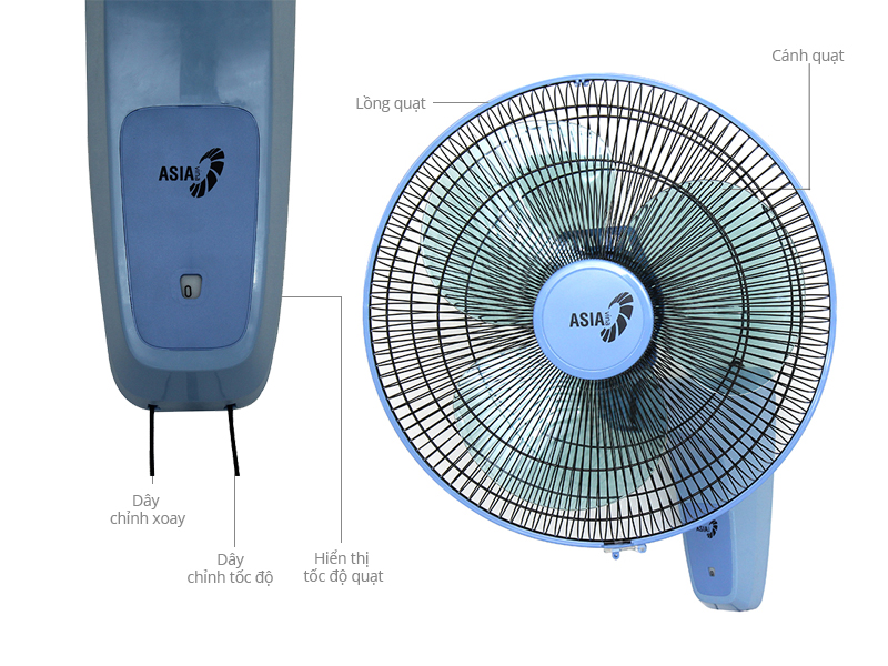Quạt treo Asia L16017 Thiên Thanh
