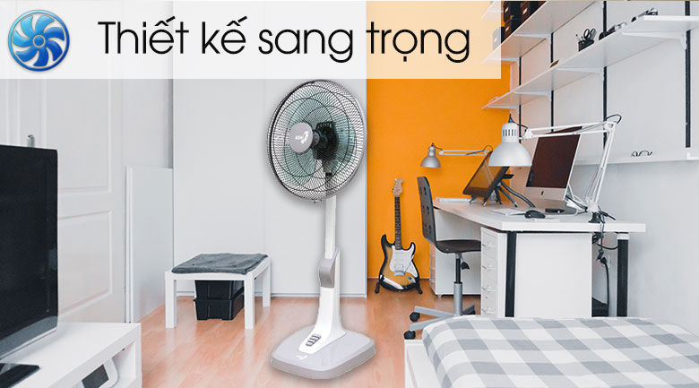Quạt lửng Asia A16017 Xám