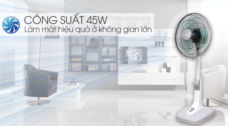 Quạt lửng Asia A16017 Xám