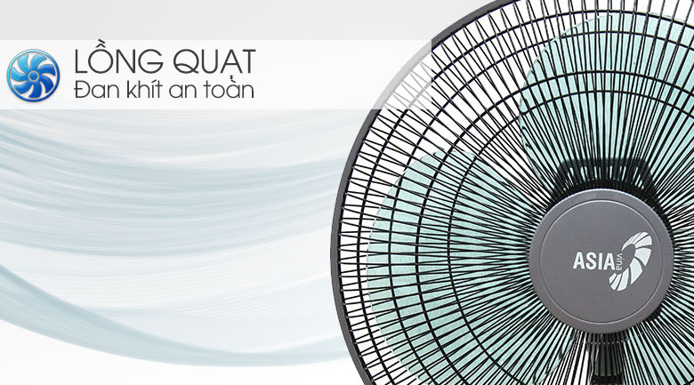 Quạt lửng Asia A16017 Xám