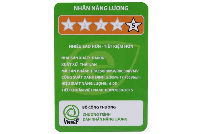 Máy lạnh Daikin Inverter 2 HP FTKC50RVMV