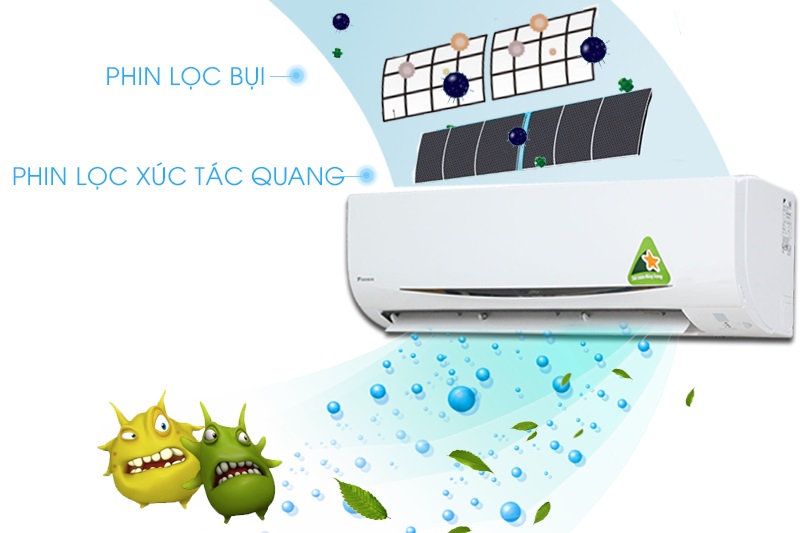 Phin lọc xúc tác quang Apatit Titan