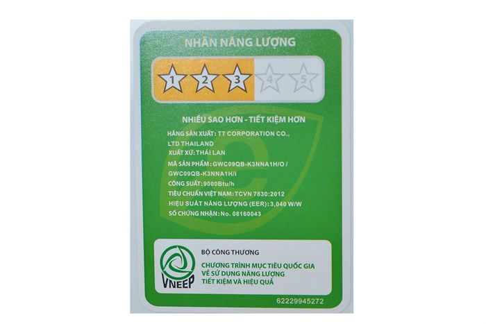 Máy lạnh Gree 1HP GWC09QB-K3NNA1H Màu Trắng