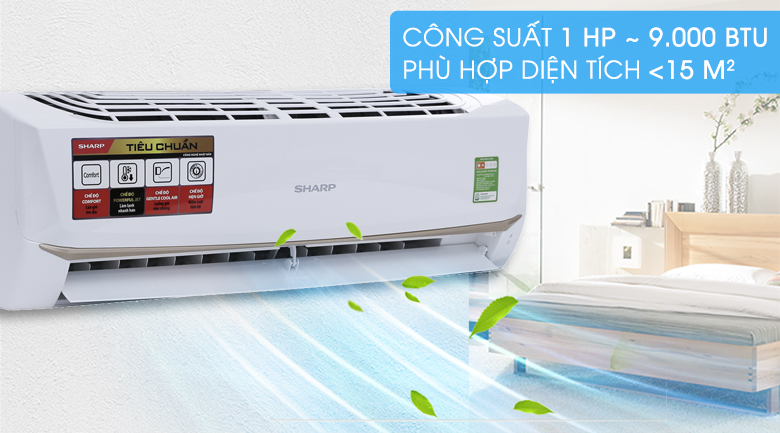 Máy lạnh Sharp 1 HP AH-A9UEW Máy lạnh Sharp 1 HP AH-A9UEW