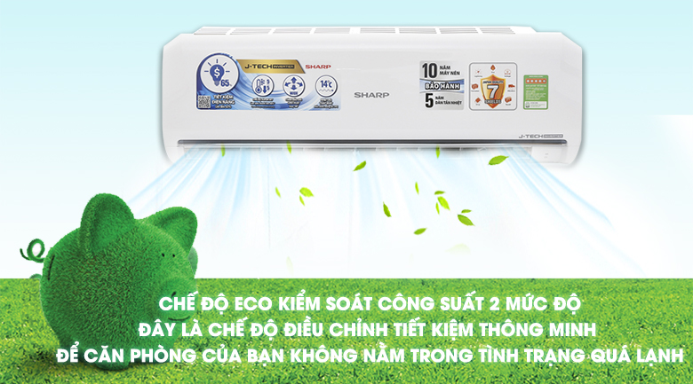 Máy lạnh Sharp inverter 1.5 HP AH-X12UEW