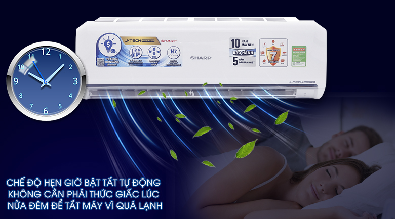 Máy lạnh Sharp inverter 1.5 HP AH-X12UEW