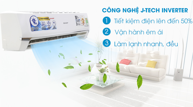 Máy lạnh Sharp inverter 2HP AH-X18UEW