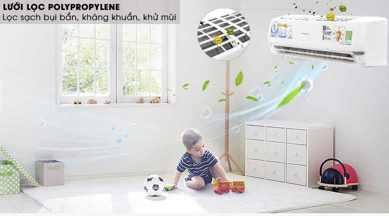 Máy lạnh Sharp inverter 2HP AH-X18UEW