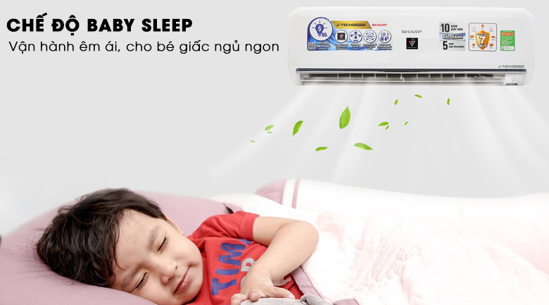 Máy lạnh Sharp inverter 1 HP AH-XP10UHW