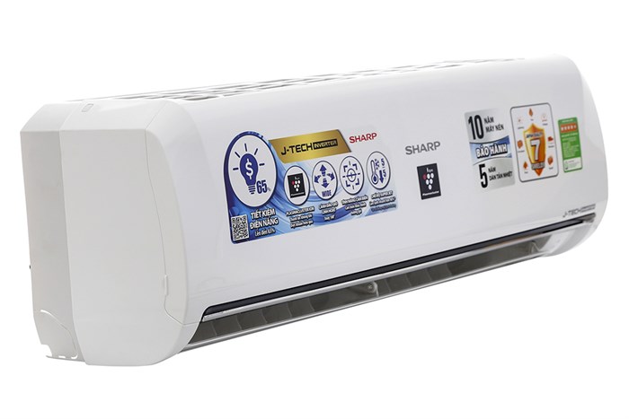 Máy lạnh Sharp inverter 1 HP AH-XP10UHW Màu Trắng