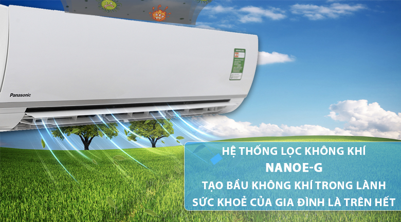 Công nghệ Nanoe-G - Máy lạnh Panasonic 2.5 HP CU/CS-N24TKH-8