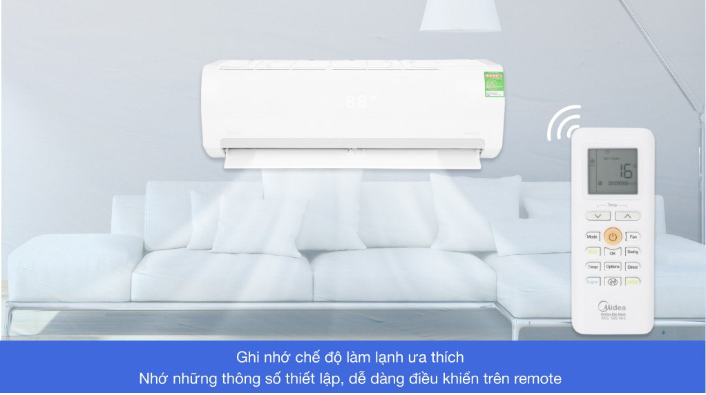 Máy lạnh Midea Inverter 1.5 HP MSMAIII-13CRDN1