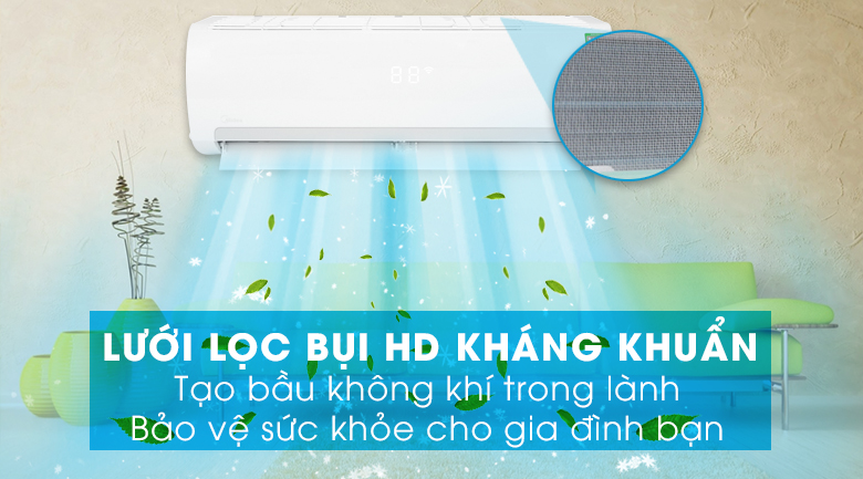 Máy lạnh Midea Inverter 2 HP MSMAIII-18CRDN1