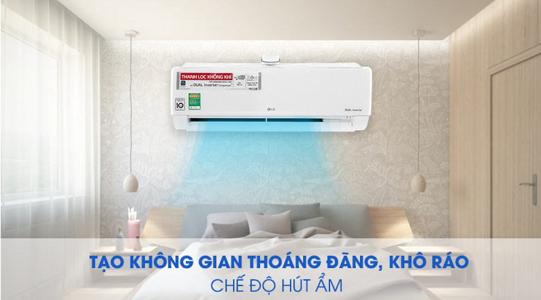 Chế độ hút ẩm khô thoáng 