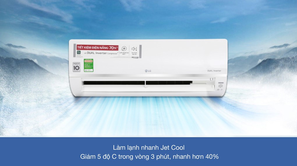 Máy lạnh LG Wifi Inverter 1 HP V10API